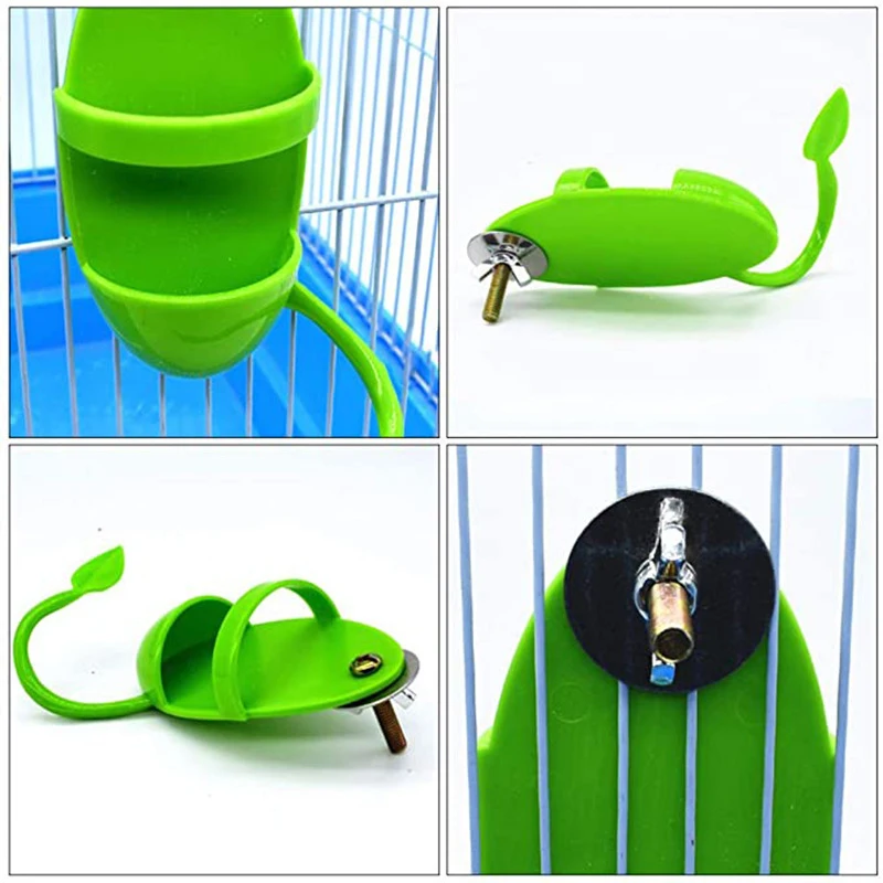 

Bird Toy Parrot Feeder Birds Feeding Cup Stand Parakeet Cage Food Rack Hammock Toys for Parrots Pet Supplies Bird Accessories