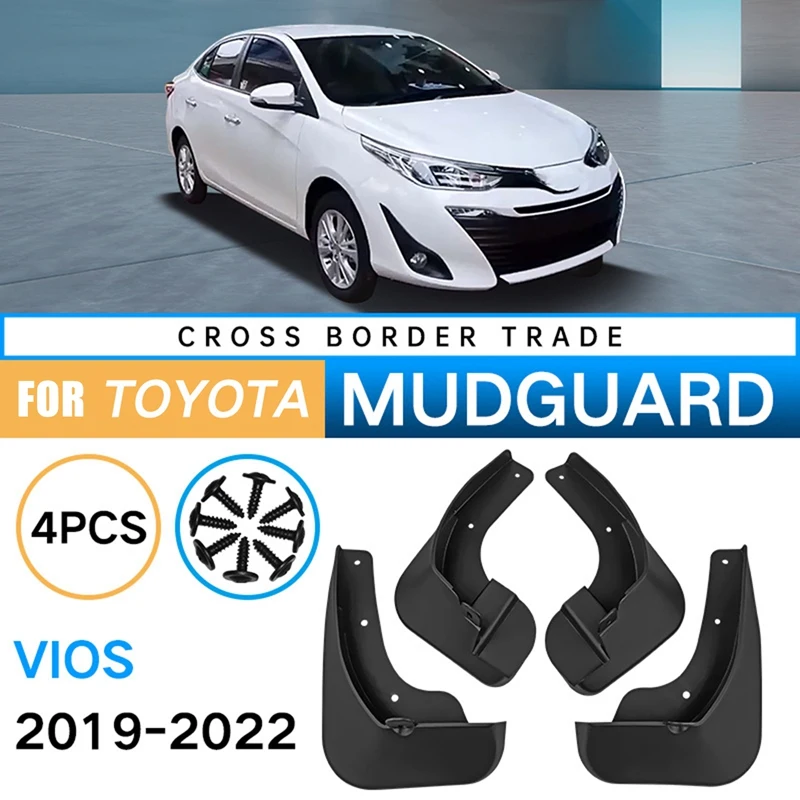 

Car Mudguards For Vios 2019-2022 Fender Mud Guard Flap Splash Flaps Mudflaps Accessories