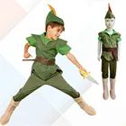 2022, Детский костюм Питера Пэна для косплея аниме, Карнавальная вечеринка, бриджи, костюм для детей