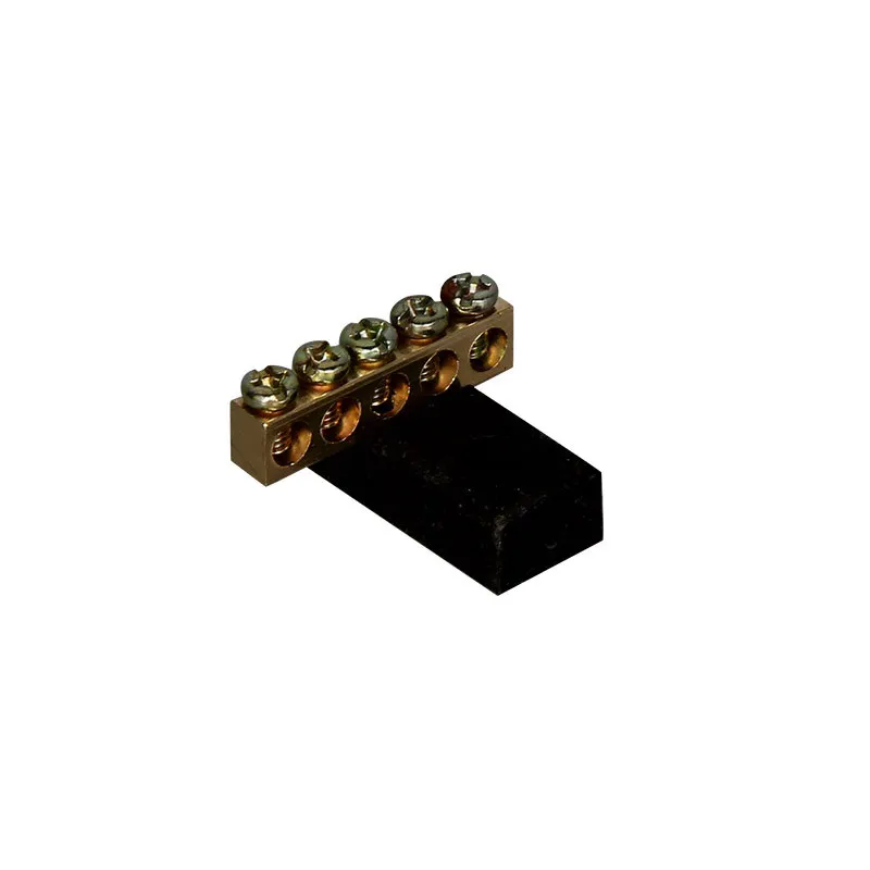

1PCS 6*8 5Hole Ground Zero Eow With Base Copper Terminal Block Distribution Box Grounding Block