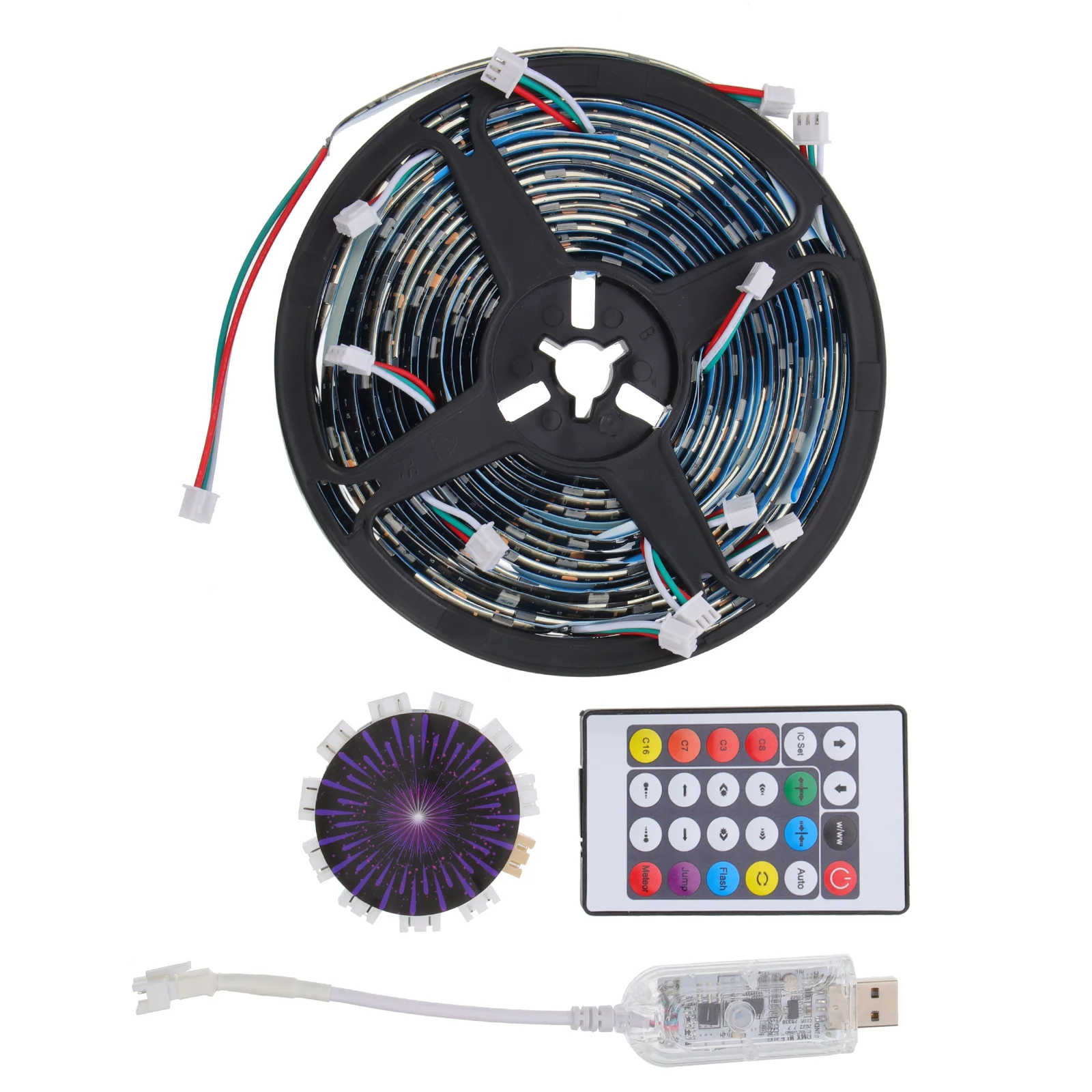 

Fireworks Lights Goblincore Room Decor Clap Strip Indoor Plastic LED Sound Control Symphony