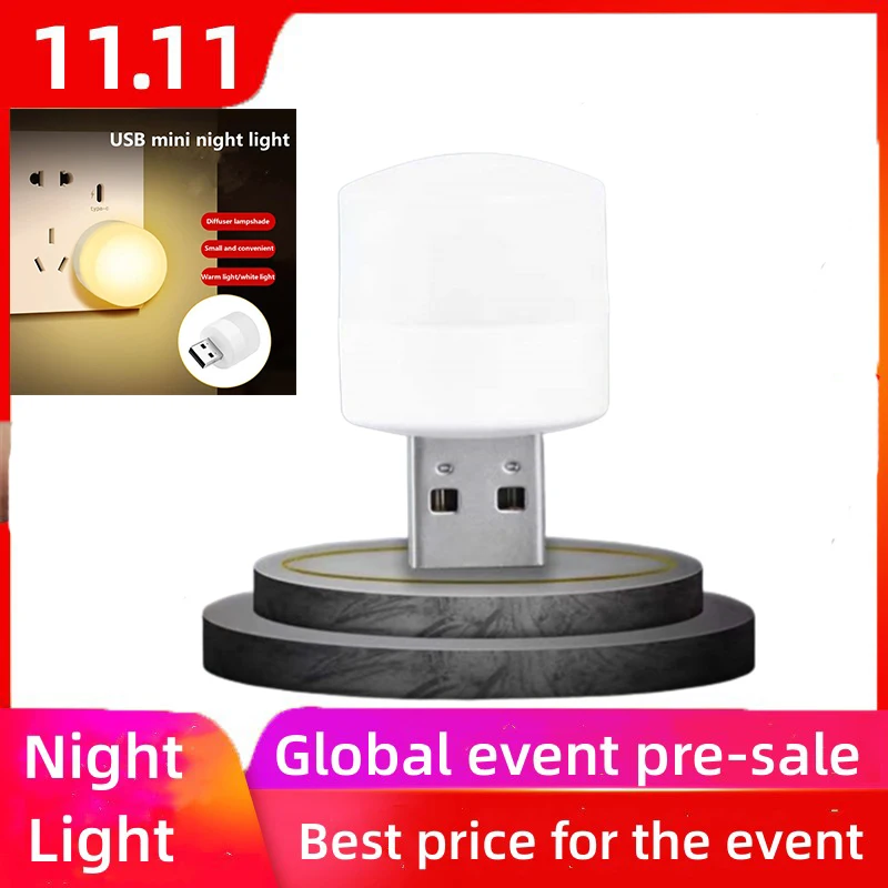 

Portable USB 5V LED Reading Lamp Mini Book Light Foldable Camping Night Lights Table Lamps For Power Bank PC Notebook Laptop