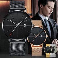 new arrivals ultra thin luxury mens fashion custom casual men watches alloy wristwatch strap minimalist watchasx15g