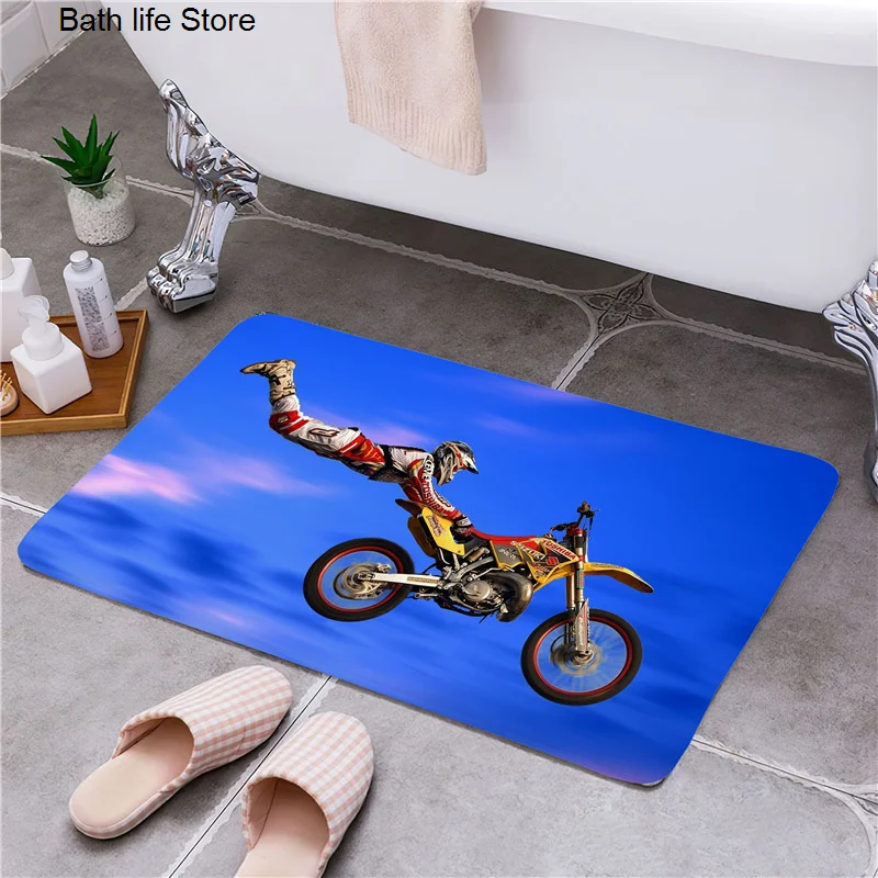 Напольный коврик для входной двери мотоцикла нескользящий ног домашний Коврик