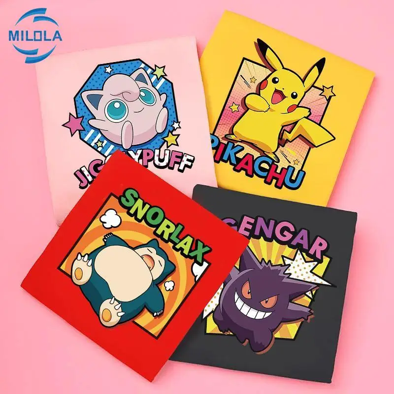 Детская футболка с покемоном из мультфильма Gengar крутая принтом Пикачу и храпа