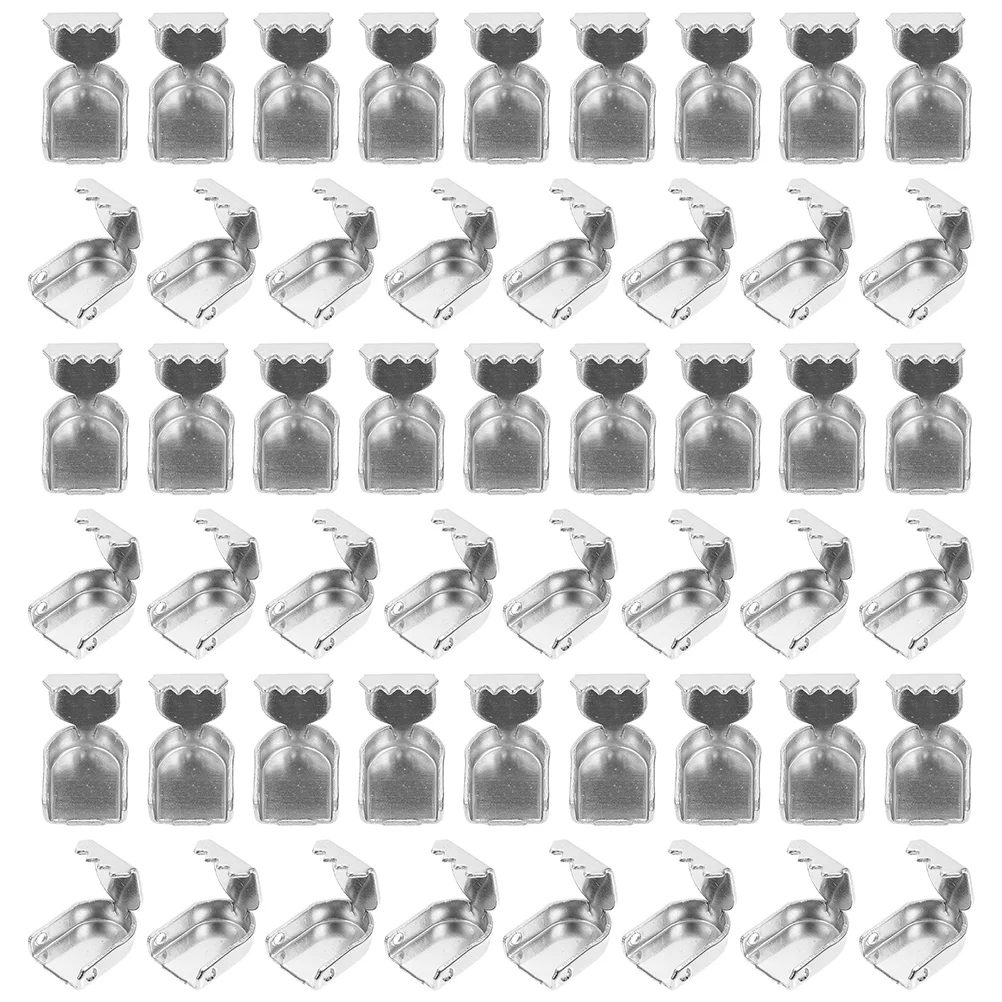 Shoelace Buckles Lace Clips Shoe Metal Lock Shoes Laces Elastic Tie Locks No Running Locking Repair Tips Stopper Buckle Tail