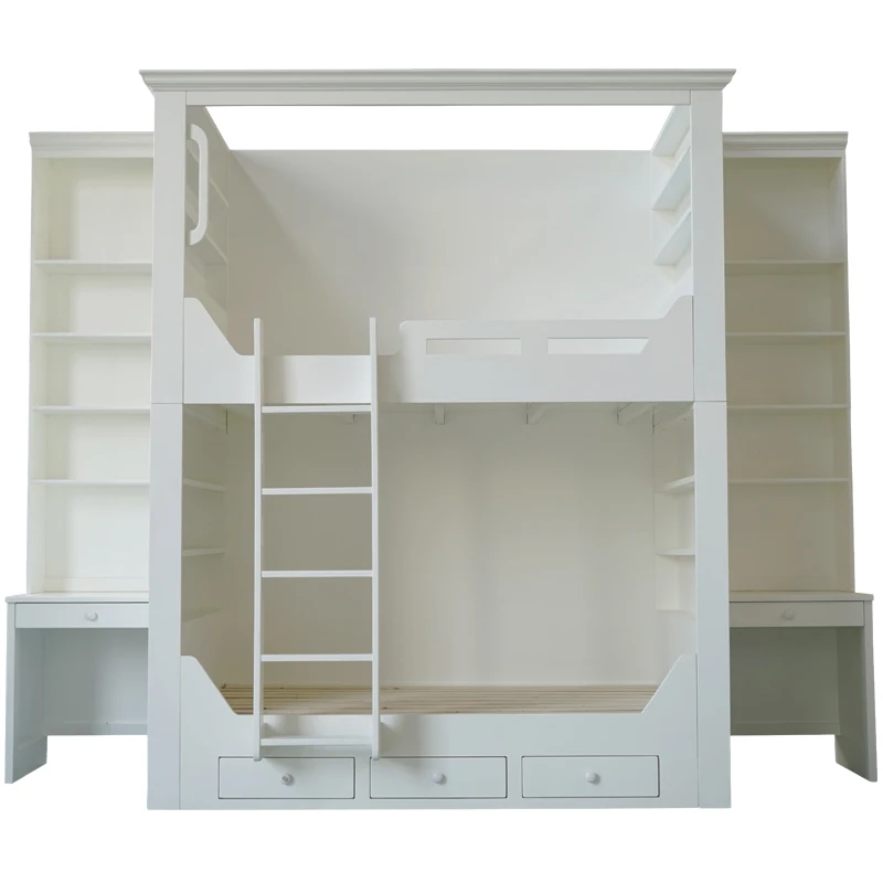 Кровать из массива дерева новые детские высокие и низкие кровати для детей