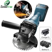 110v 220v 100mm brushless cordless impact angle grinder diy power tool rechargeable cutting machine polisher power tool