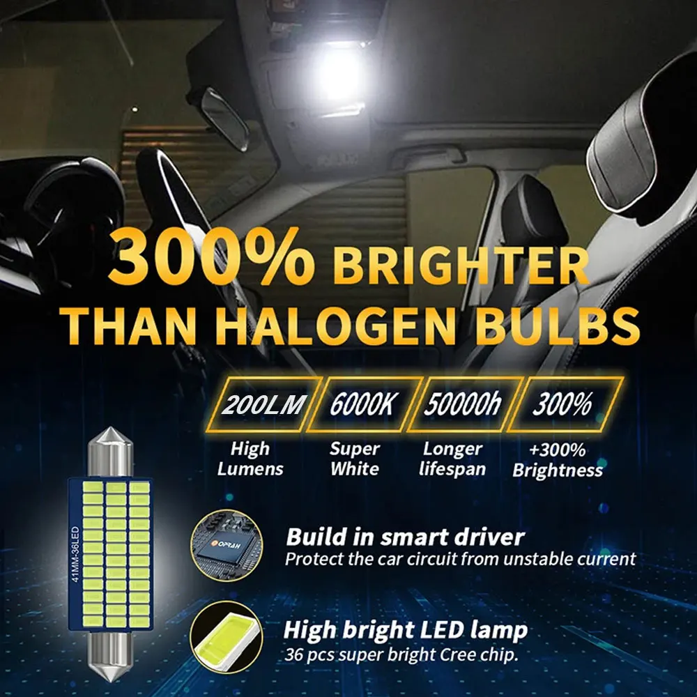 Универсальные гирлянда светодиодные лампы для внутреннего освещения автомобиля