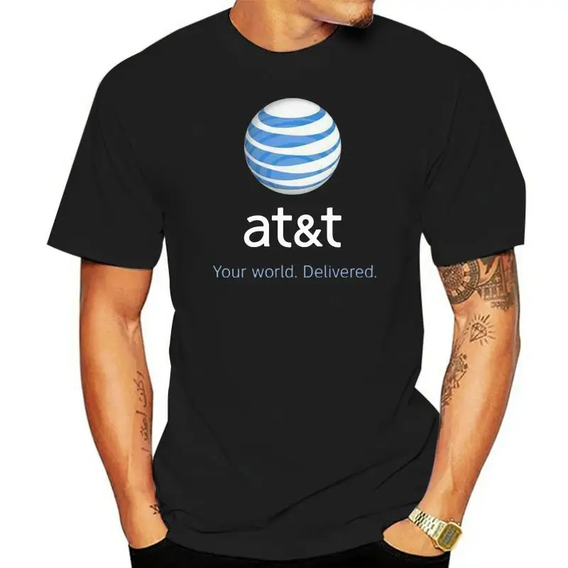

New At&T Logo Usa Size T-Shirt S M L Xl 2Xl Xxxl Zm1 Printed Tee Shirt