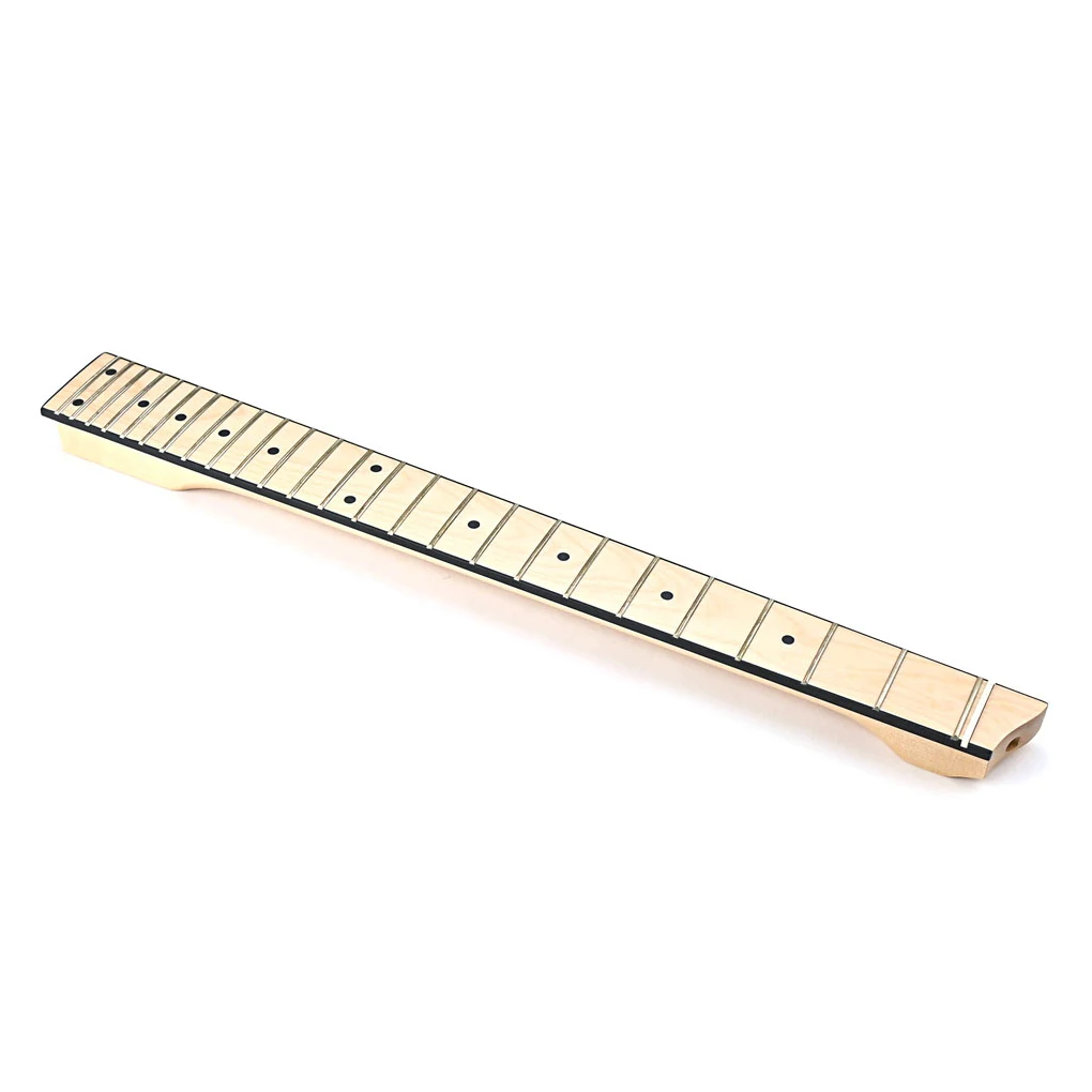 

Unfinished Headless Wear-resistant Neck Replacement Electric Guitar Rod Fretboard Maple Handle Instrument Parts Accessories