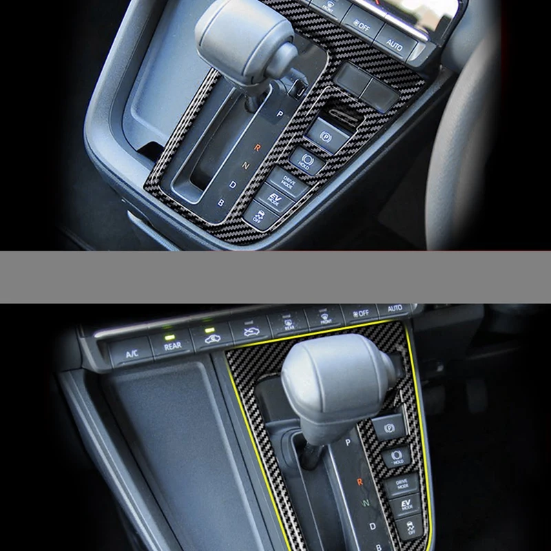 Автомобильная задняя крышка переключения передач наклейка на обшивку для Toyota AI