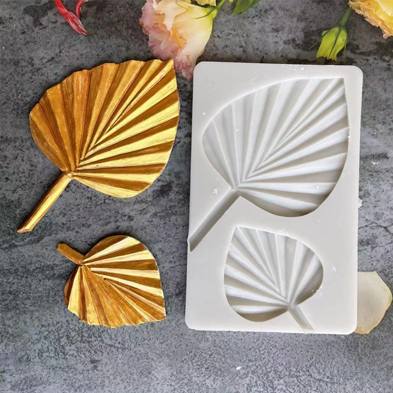 

Форма вентилятора, силиконовая форма, украшение, гипсовая глина, форма для шоколада, форма в виде листа кошки, силиконовая форма для моделир...