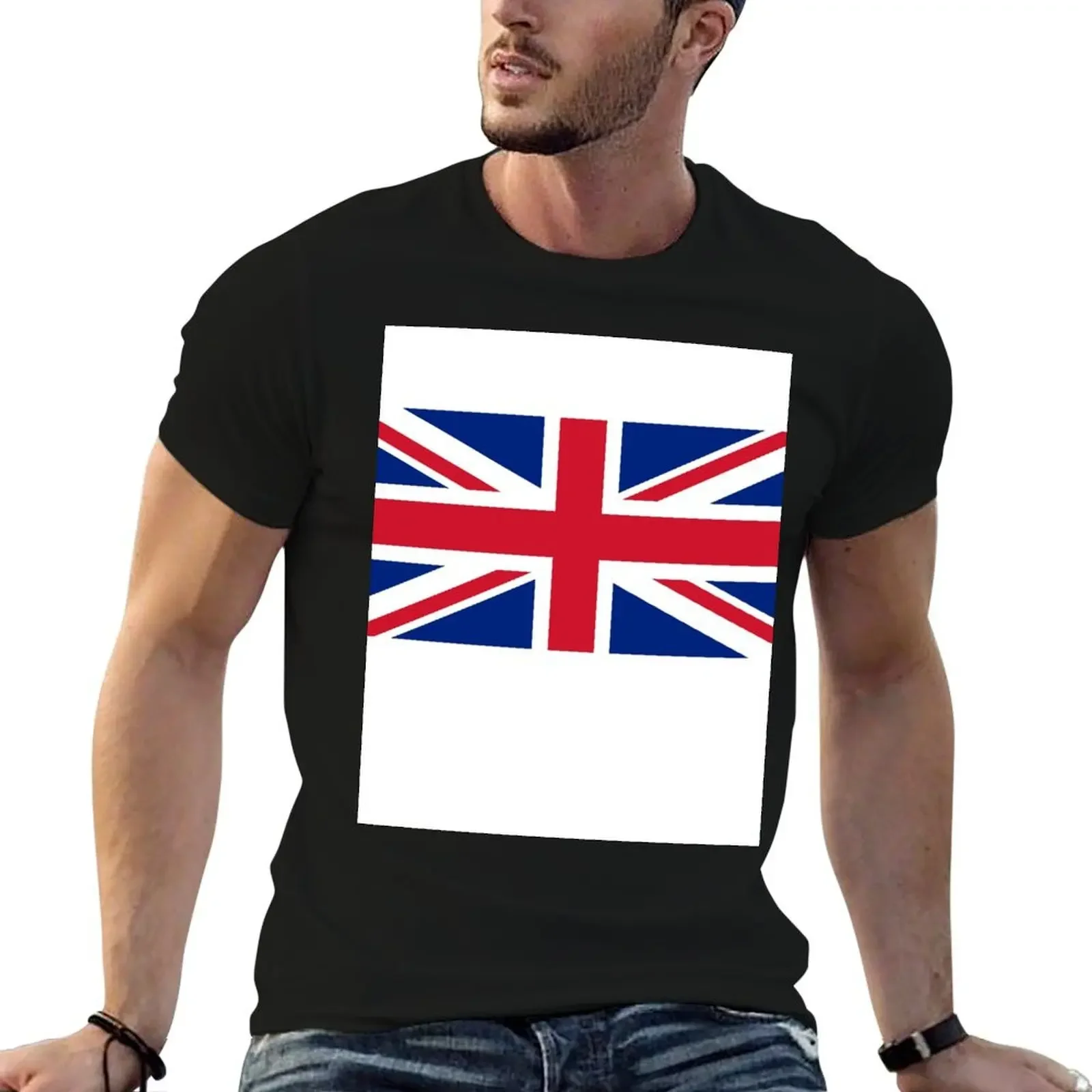 Флаг Юнион Джек/Флаг Союза Британская Великобритания Футболка таможенная для