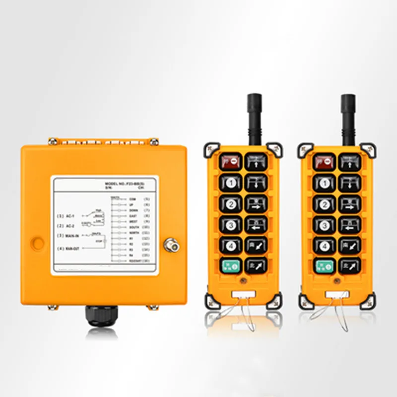 

1 receiver+ 2 transmitter F23-BB Industrial Wireless Radio remote controller switch speed control Hoist Crane Control Lift Crane