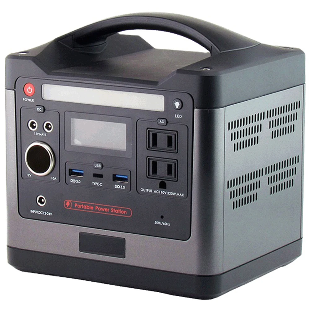 

Emergency Tools Portable Power Station 300wh Solar Charge Generator Power Supply For Outdoor Camping Ups Power Station