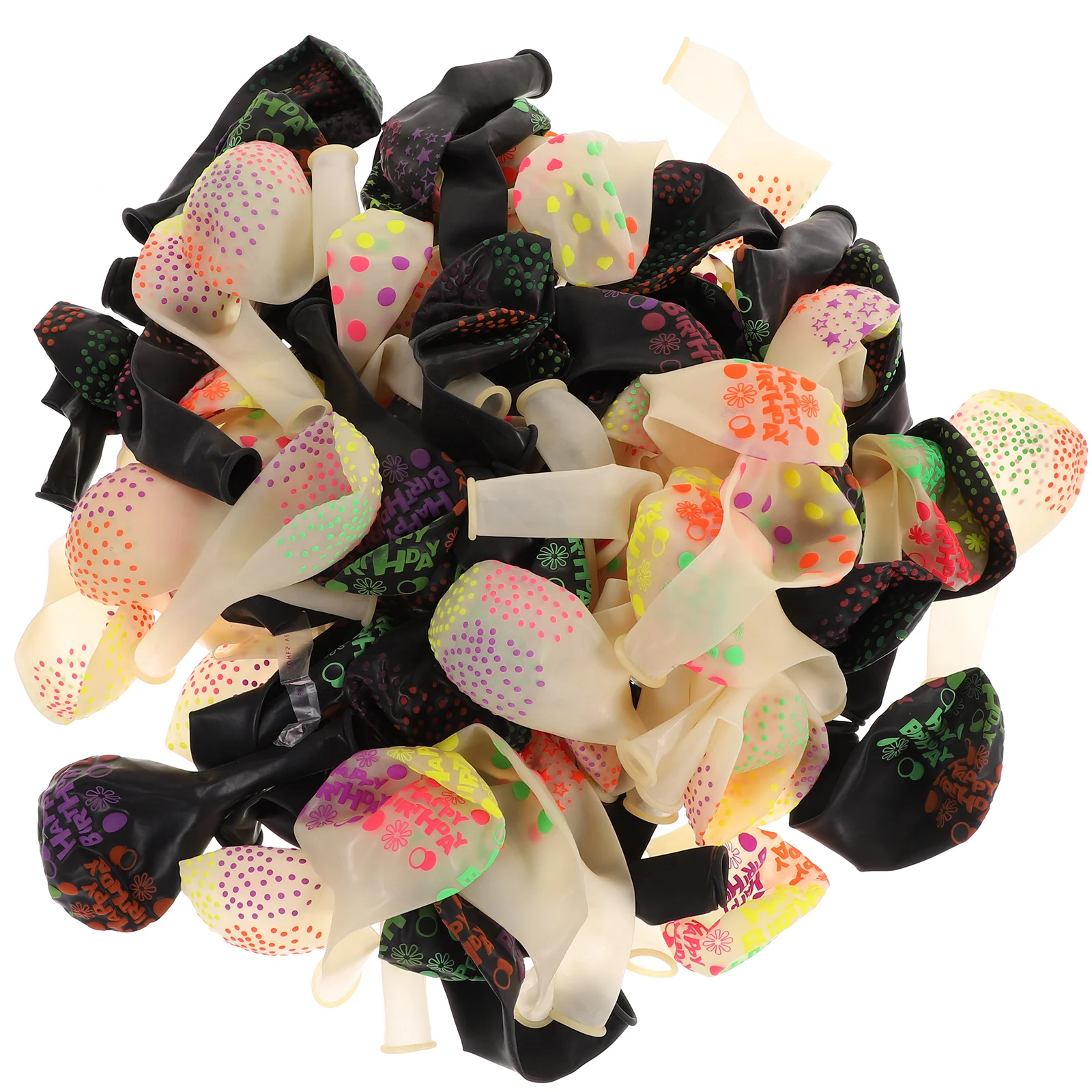 

100Pcs Decorative Delicate Neon Balloons Neon Party Decorations Fluorescent Balloons Neon Party Supplies