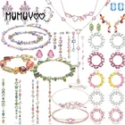 Новый комплект ювелирных изделий Swa 2022 года, браслет, серьги, ожерелье, подвески, гема миления, большой геометрический круг, рождественский подарок для женщин