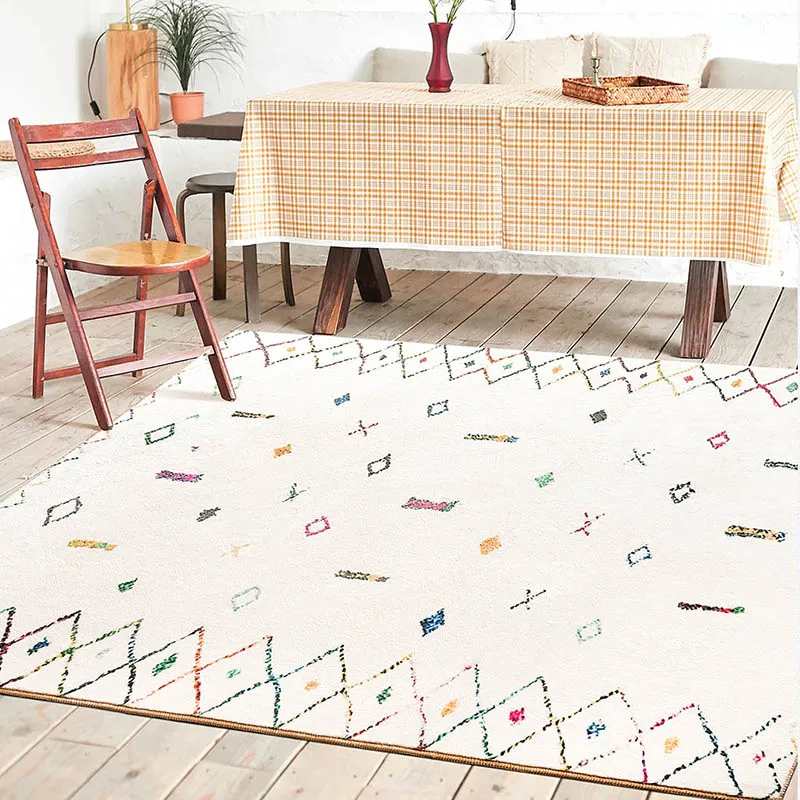 

Carpet for Living Room Nordic Style Bedroom Rectangle Area Rugs Home Decor Boho Morocco Ethnic Tapis