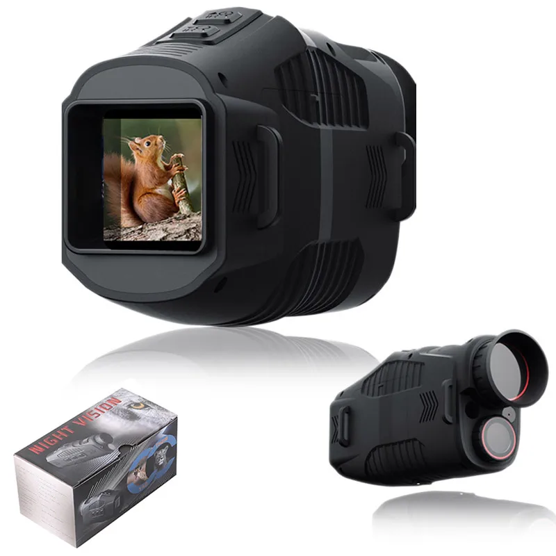 

Монокуляр 1080P, инфракрасное ночное видение HD, 5-кратный цифровой зум, 300 м, полный Темный телескоп для охоты, наблюдения