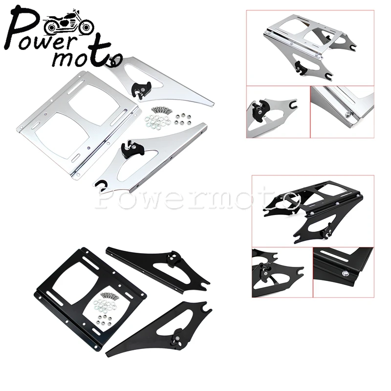 

2 Colors Motorcycle Detachable 2 Up Tour Pak Mounting Luggage Rack For Harley Touring FLHR FLHRC FLHT FLHX FLTR FLTRX 2009-2013