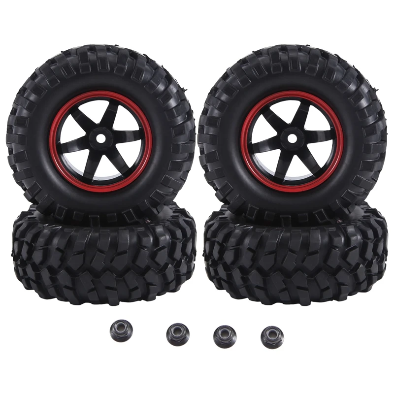 4 шт. 96 мм 1 9 дюйма резиновые шины/ширы и колесные диски для осевого SCX10 D90 Tamiya CC01 1:10