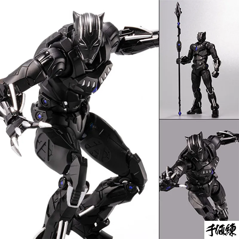 

Original Fighting Armor Black Panther Action Figure In Stock Action Collection Figures Model