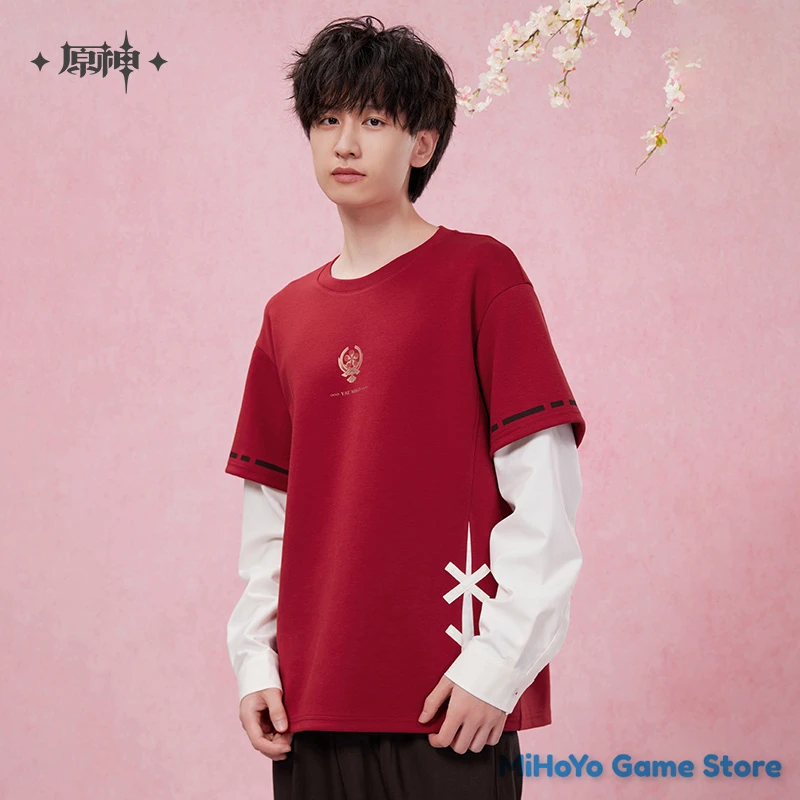 [Подлинная] футболка Yae Miko MiHoYo официальный оригинальный Genshin Impact тематическая