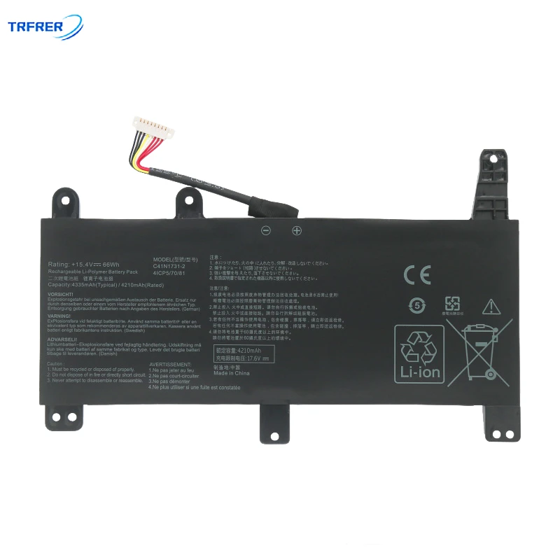 C41N1731-2 аккумулятор для ноутбука Asus ROG Strix G17 g712l g712lu g712lv g731g g731gu шрам 17 g732 g512l