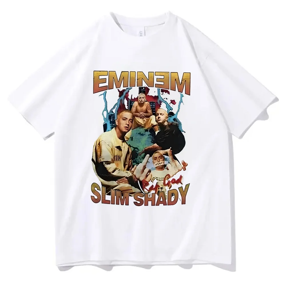 Фото Eminem Cotton High Quality EU Size tshirt streetwear summer graphic men t shirt comic anime funny unisex clothes №2