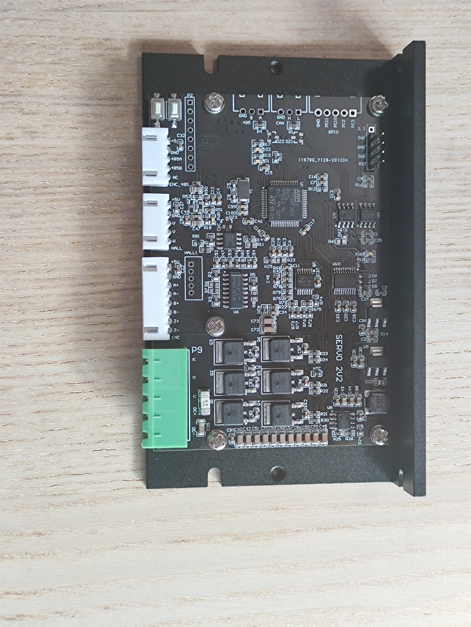 

STM32F103, BLDC, PMSM, макетная плата серводвигателя, кодировщик, векторное управление, FOC