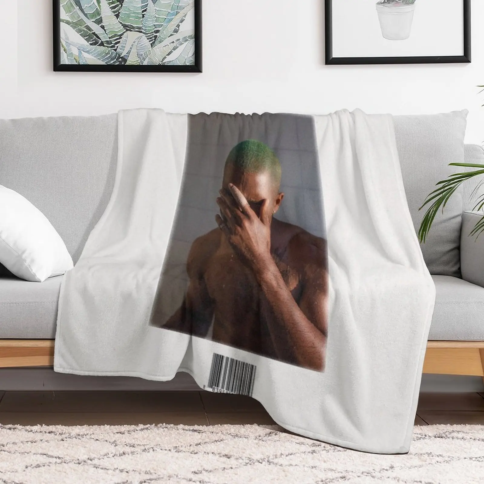 Блондинка Фрэнк Океан Альбом Зернистое Винтажное Ретро Пледы Тонкие Одеяла