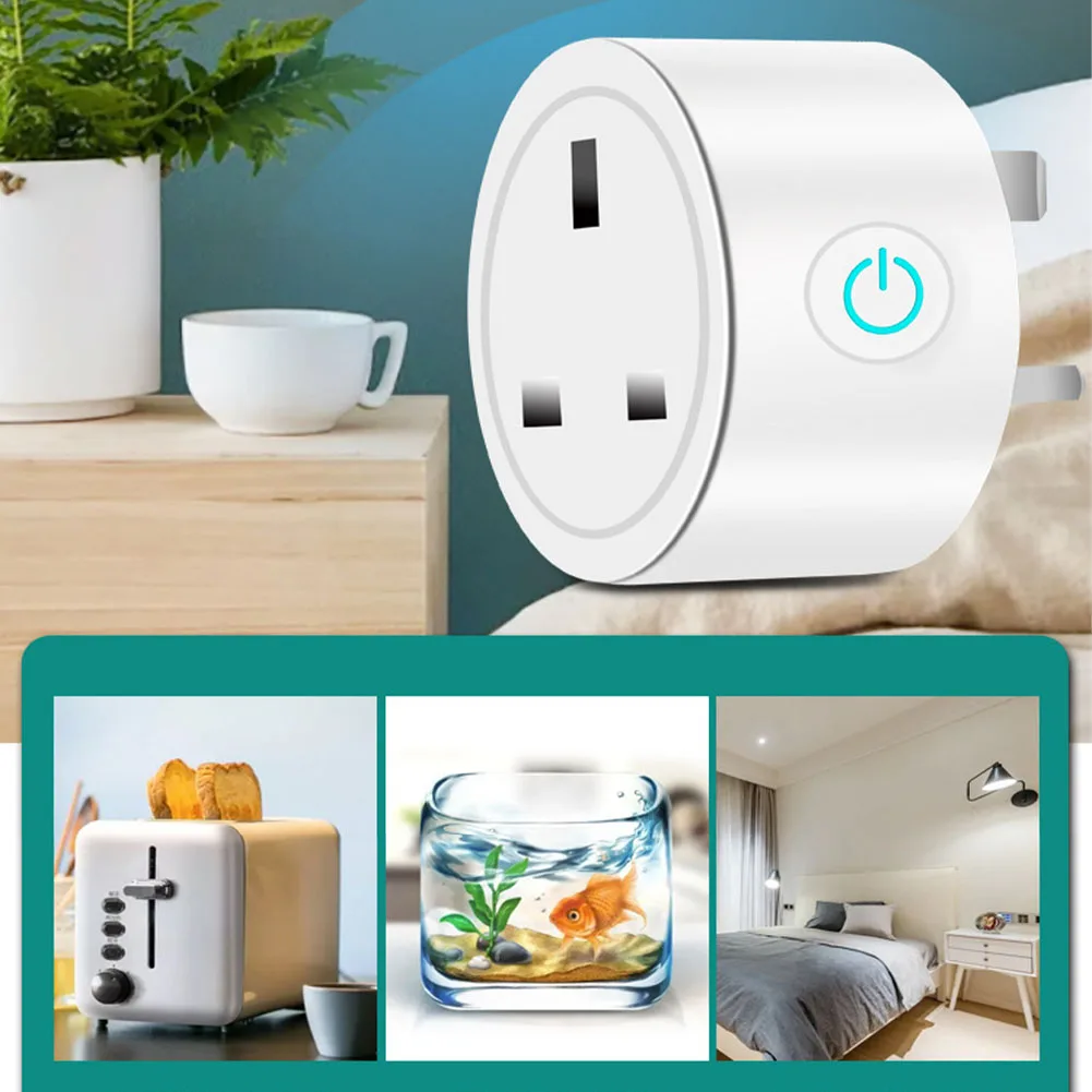 

Умная розетка с таймером, 16 А, Wi-Fi, голосовое управление