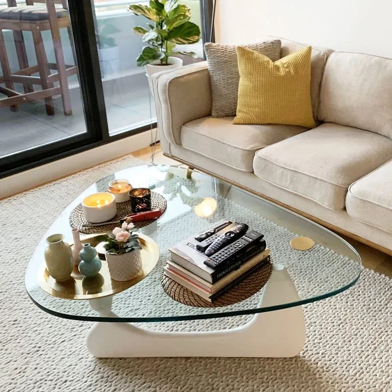 Журнальный столик Noguchi скандинавский средневековый ваби-ветер из массива дерева