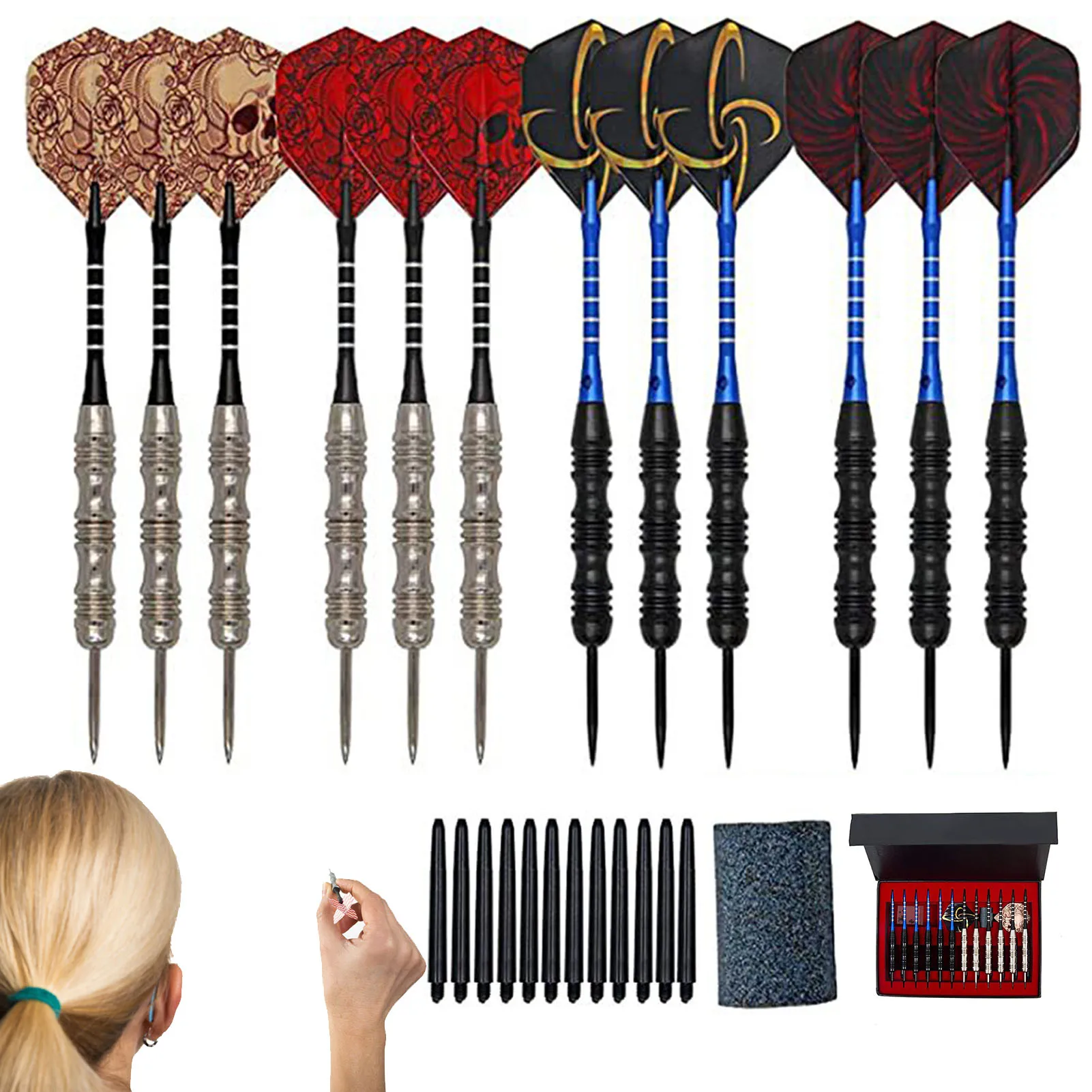 

Tip Darts Set Soft Tip Darts For Dartboard Professional Darts For Family Party Outdoor Exercise Playing With Kids