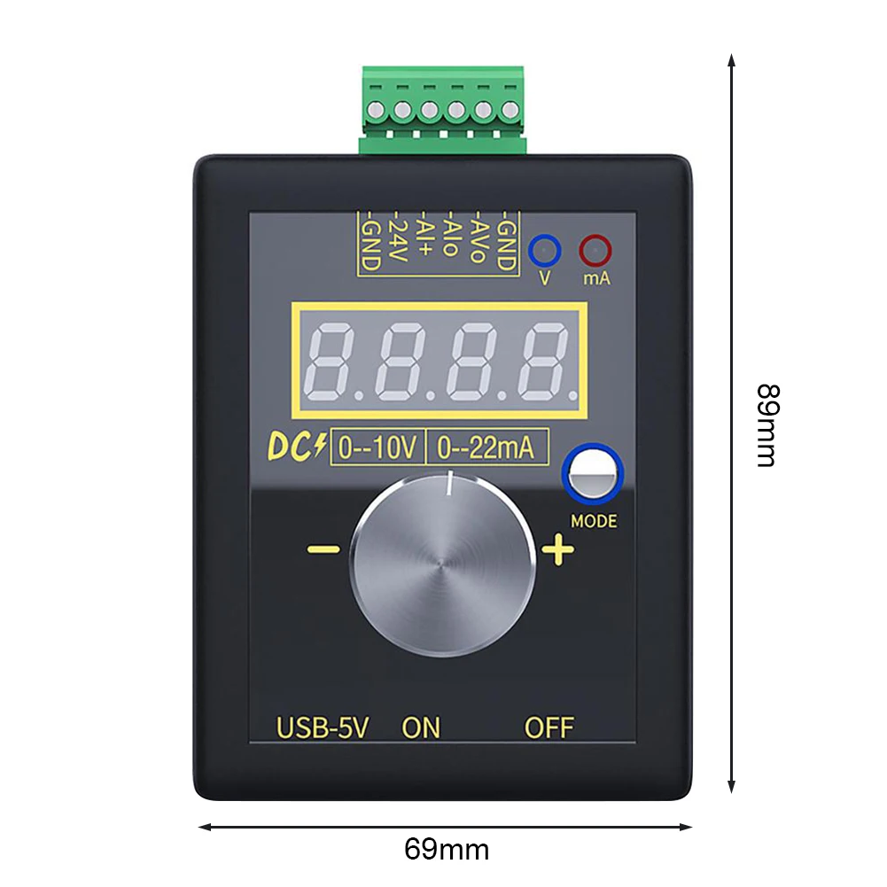 Портативный генератор сигналов имитатор напряжения тока источник сигнала выход