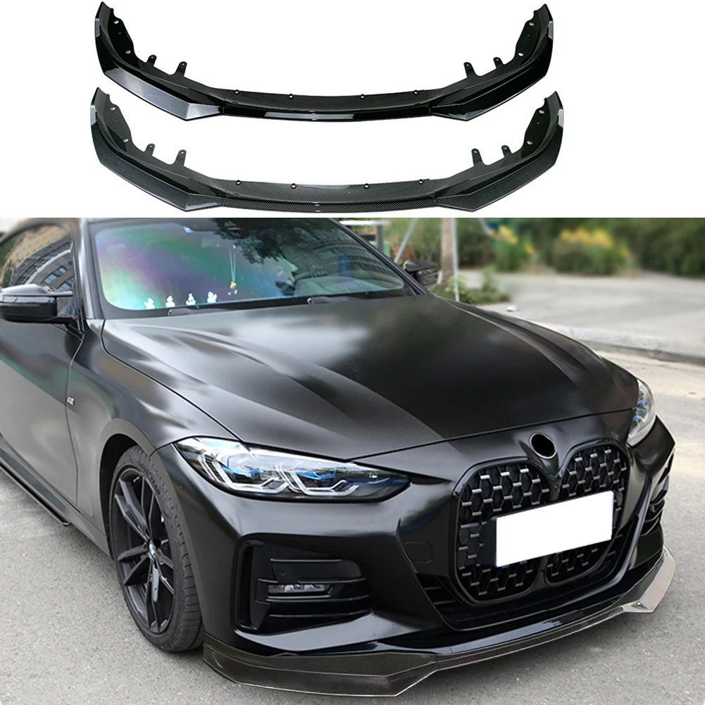 

3 Stage Front Lip Splitter Spoiler Side Lower Splitters Body Kit For BMW 4 Series G22 2 Doors Coupe 2022+