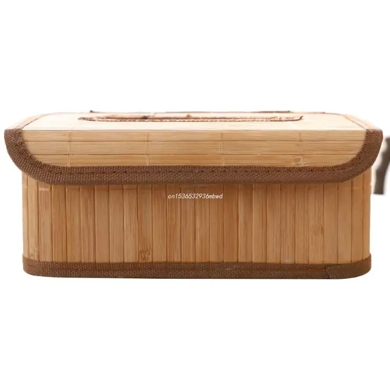 

Tissue Holder Christmas/thanksgiving Gift for Friends Relatives Colleagues Neighbors Exquisite Bamboo Weaving Napkin Dropship
