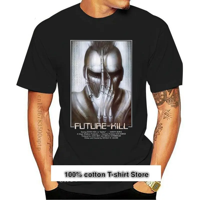 

Nueva camiseta Future Kill, póster de película H R Giger, Alien de terror de ciencia ficción