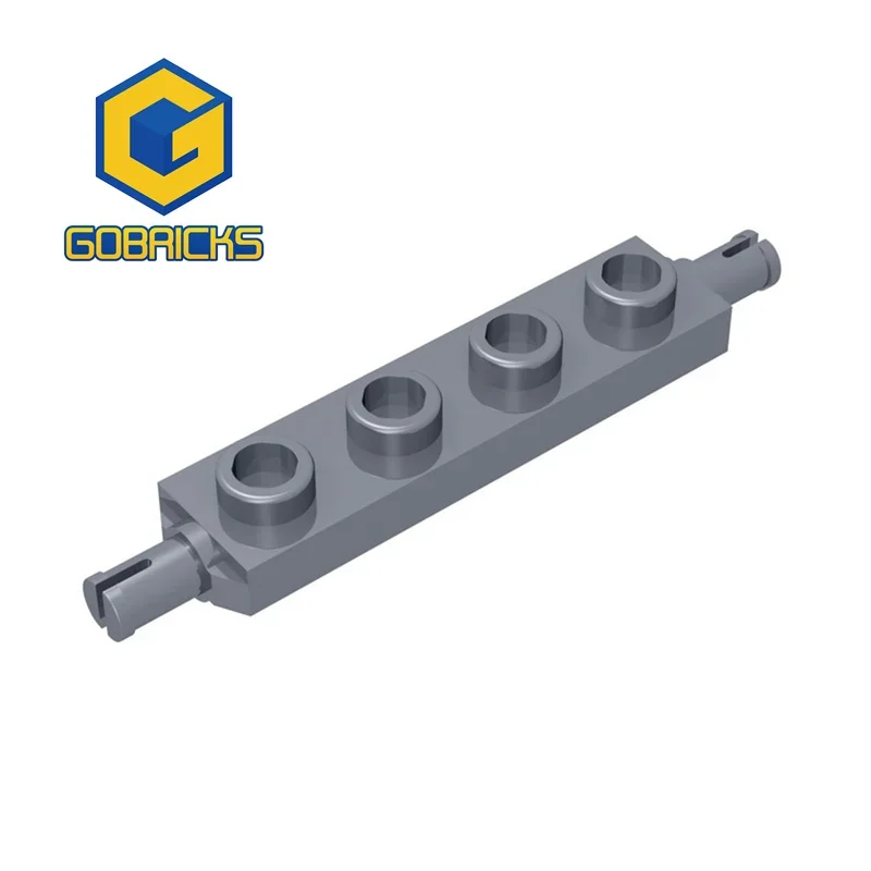 Gobrick 1 шт. особая пластина MOC 1x4 с держателем колеса совместимая моделями 2926 42946