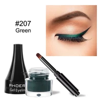 10 colors eyeliner gel quick dry long lasting eye liner cream with brush eyes makeup waterproof anti sweat cosmetics maquillaje