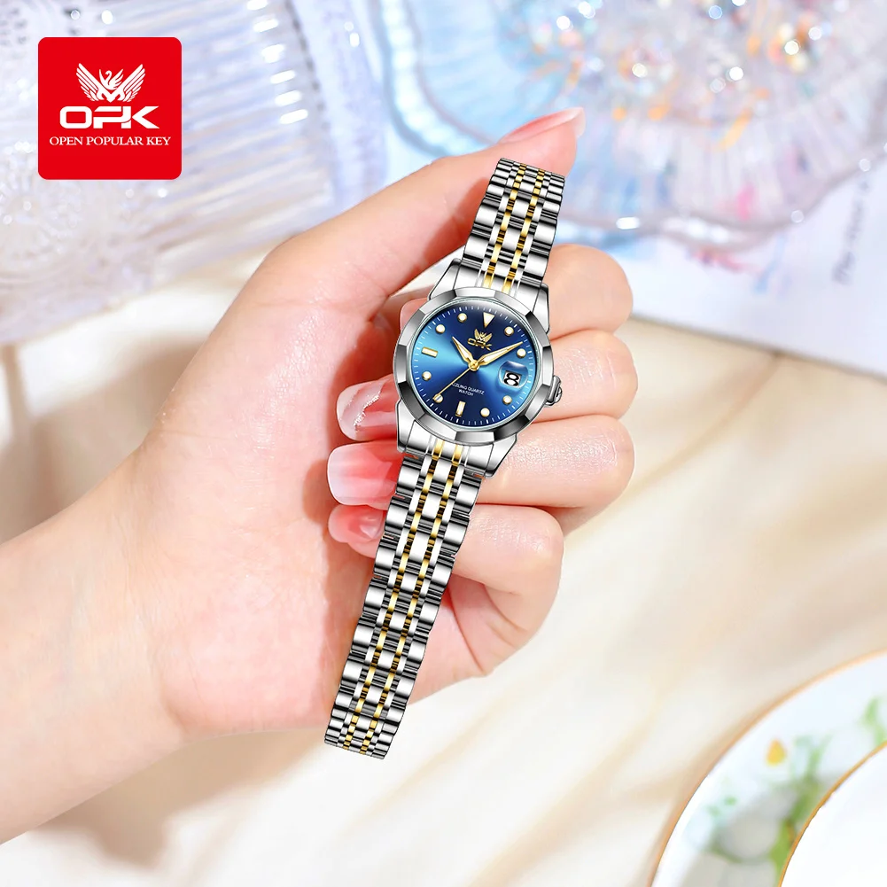 Часы наручные OPK женские кварцевые элегантные модные водонепроницаемые