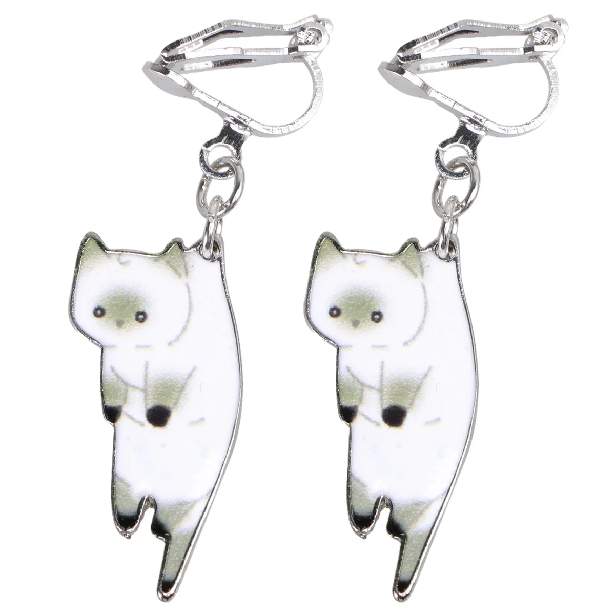 Жемчужные серьги для женщин креативные зажимы без белых зажимов пирсинга мисс