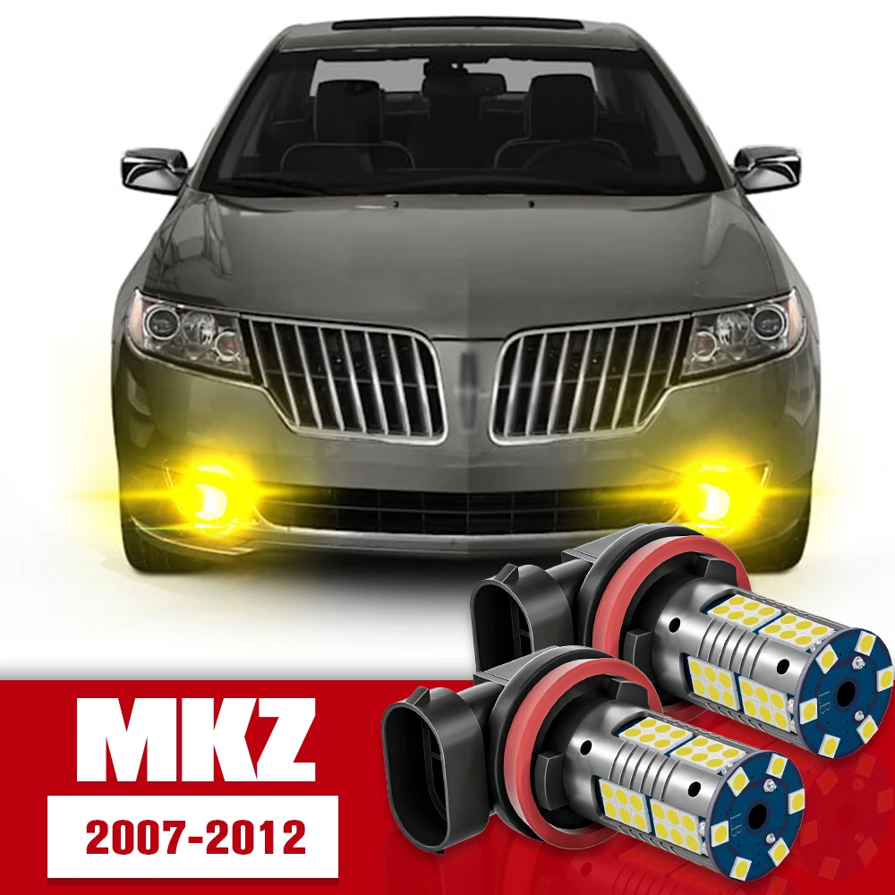 

2pcs Front Fog Light Accessories LED Bulb Lamp For Lincoln MKZ 2007 2008 2009 2010 2011 2012