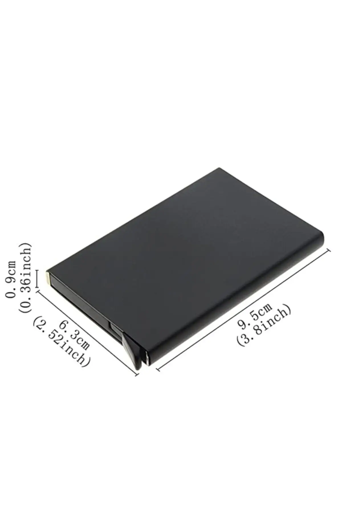 

Stylish Wallet Black Automatic Mechanism Metal Credit Cardwork Can Business Card Credit Card Holder Case Passport