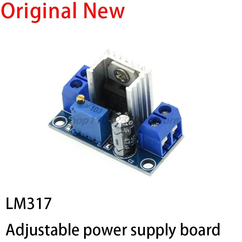 1 шт. LM317 источник питания линейного регулятора с регулируемым напряжением DC-DC 4 2-40
