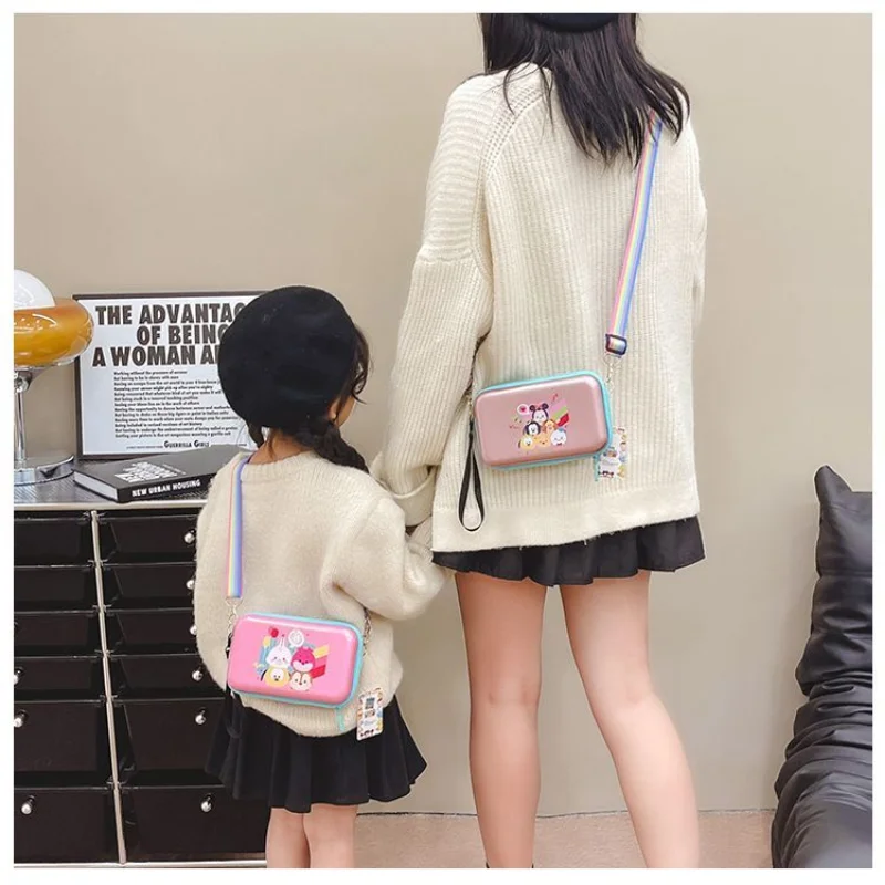 Disney Mickey Mouse Purses and Hand Bags Shoulder Bag for Girls Kids Mini Side Bags Cartoon Cute Toddler Mini Crossbody Bag