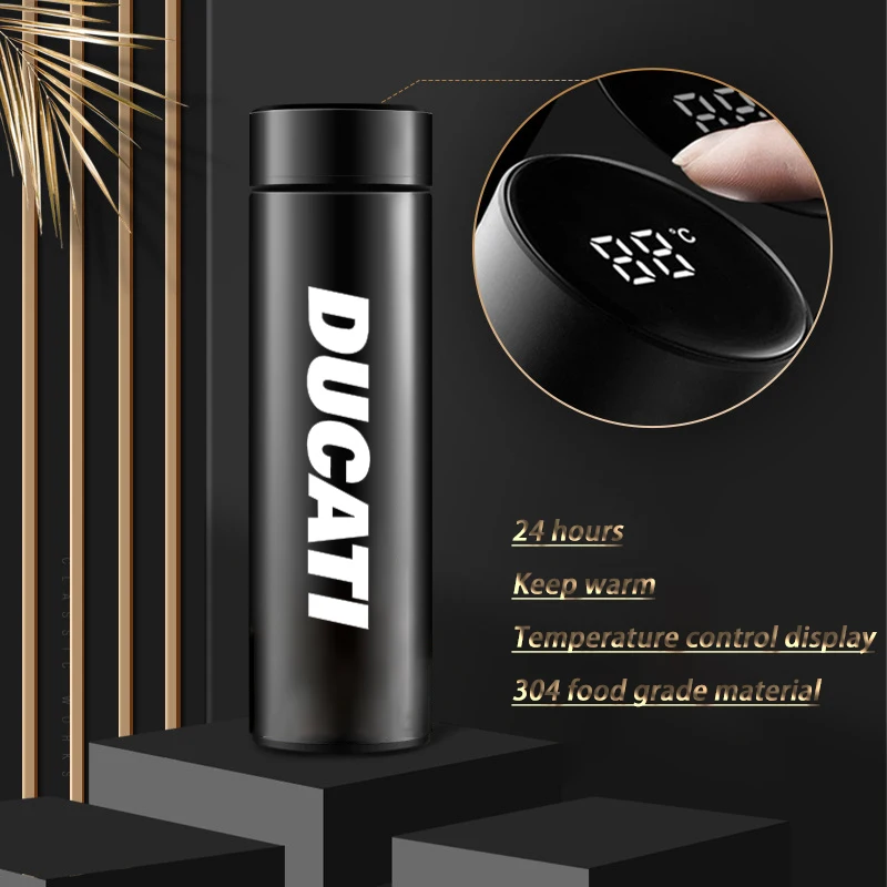 

Интеллектуальный термос из нержавеющей стали с дисплеем температуры для Ducati Panigalel Monster Multistrada аксессуары для мотоциклов