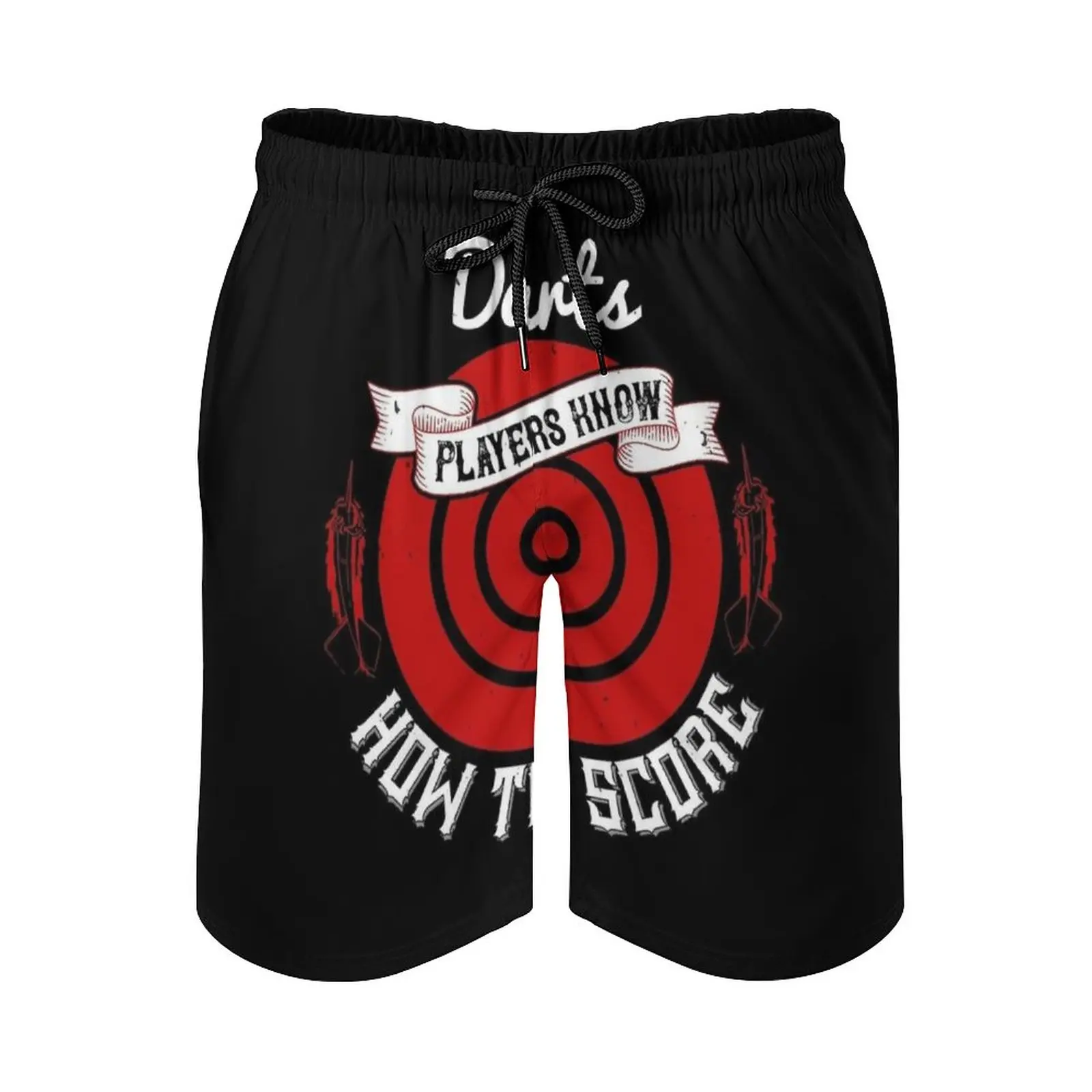 

Darts-Darts Players Know How To Score Men'S Beach Shorts With Mesh Lining Surfing Pants Swim Trunks Dart Darts Play Darts Score