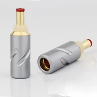 monosaudio dc21g dc25g connector jack dc 2 1g dc 2 5g 24k gold plated dc female power plug for audiophile applications